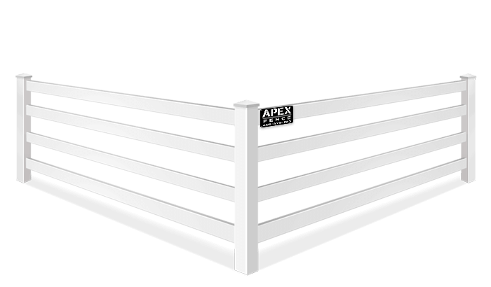 Vinyl 4 Rail Fence  Oklahoma City