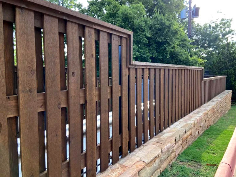 Semi-Privacy Wood Fencing - Oklahoma City