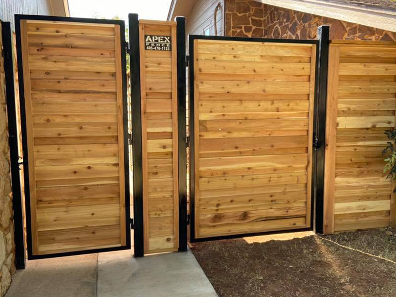 This Town Oklahoma FenceTrac privacy fencing